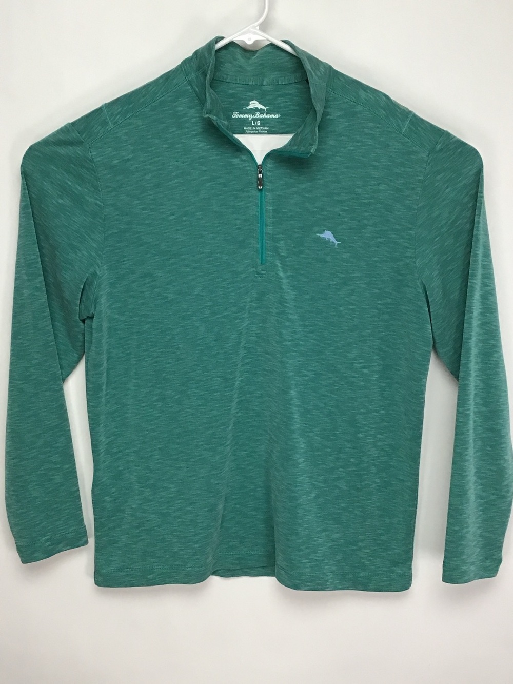 Tommy Bahama men’s long sleeve quarter zip pullover large